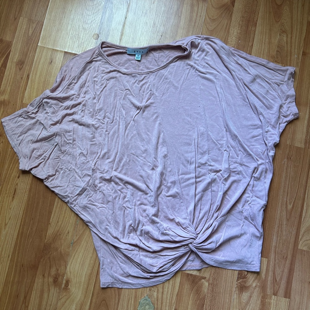 Gaze Mauve Short Sleeve Women's Top